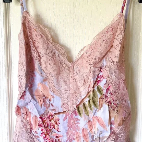 Zimmermann Botanica Teddy Bodysuit Lace Floral Pink Milettia Size 10 NWT - Picture 8 of 10